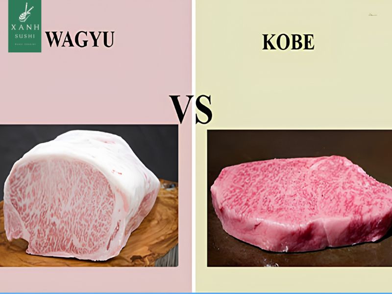 So sánh bò kobe và bò wagyu