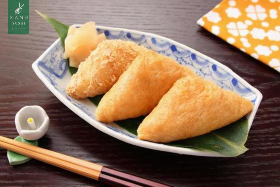 Inarisushi hình tam giác