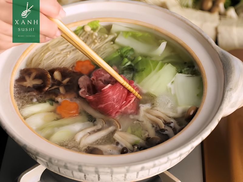 Cách làm lẩu Nhật tại nhà