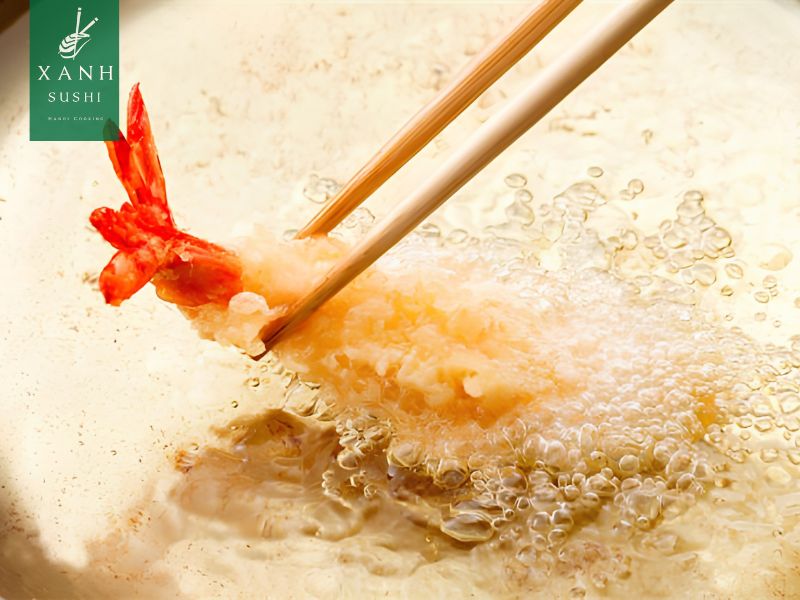 Kỹ thuật chiên tôm tempura