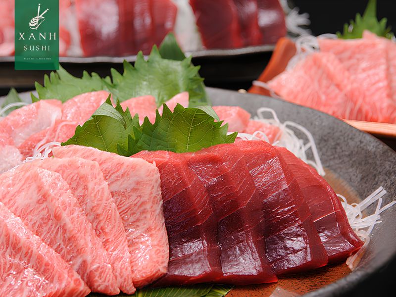 Sashimi cá ngừ vây xanh