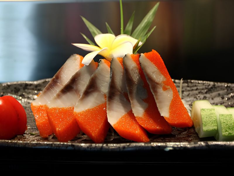 Sashimi cá trích đỏ