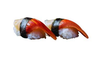 nigiri sushi sò đỏ