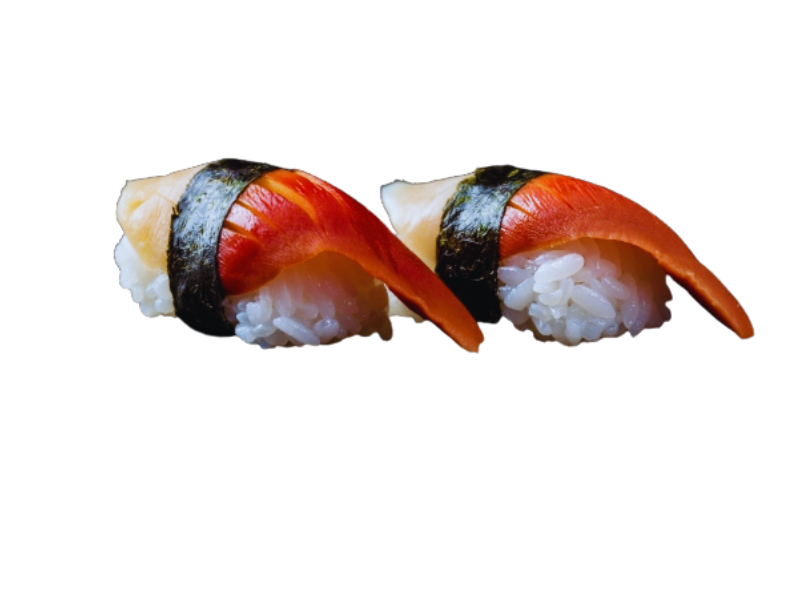 nigiri sushi sò đỏ