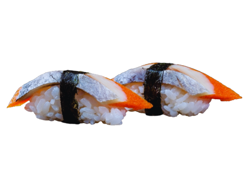 nigiri sushi cá trích ép trứng