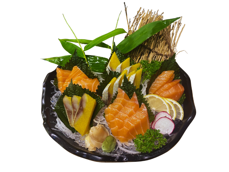 sashimi cá hồi, cá trích